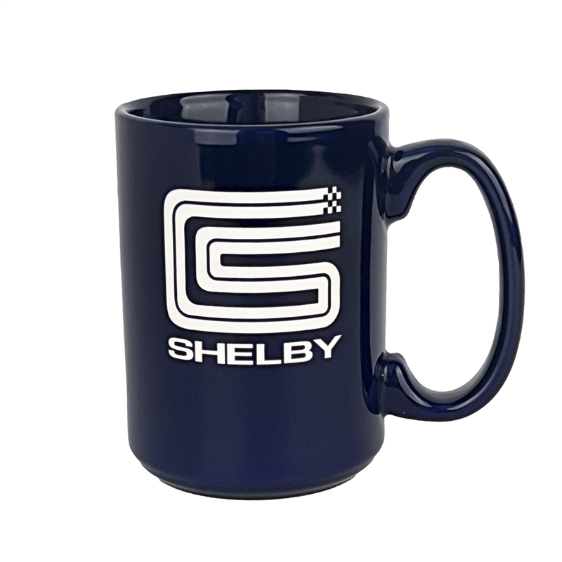 Shelby Engraved Ceramic Mug 15oz-  Blue or Black