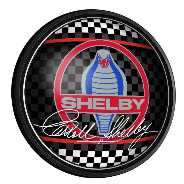 Shelby Cobra Signature Round Lighted Wall Sign