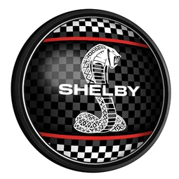 Shelby Tiffany Snake Checkered Round Lighted Wall Sign