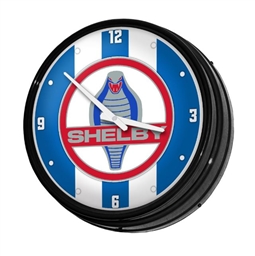 Shelby Cobra Stripe Retro Wall Clock