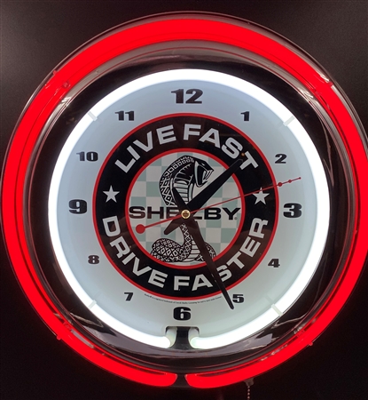 Shelby Clock | Live Fast, Drive Faster | Shelby Store